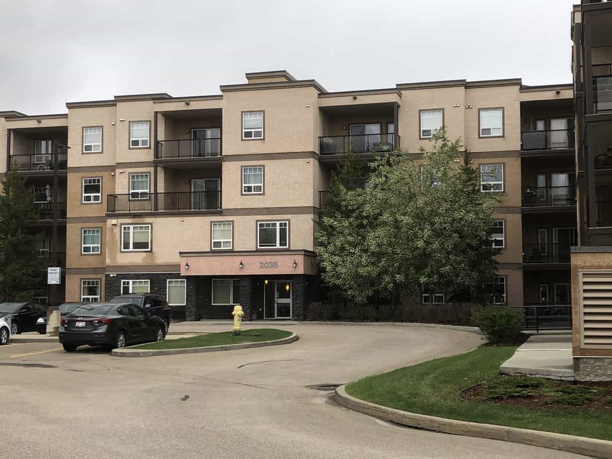 Californian Parkland · Edmonton apartment condo building