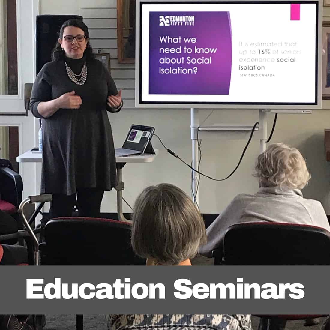 Edmonton senior education presentations and seminars
