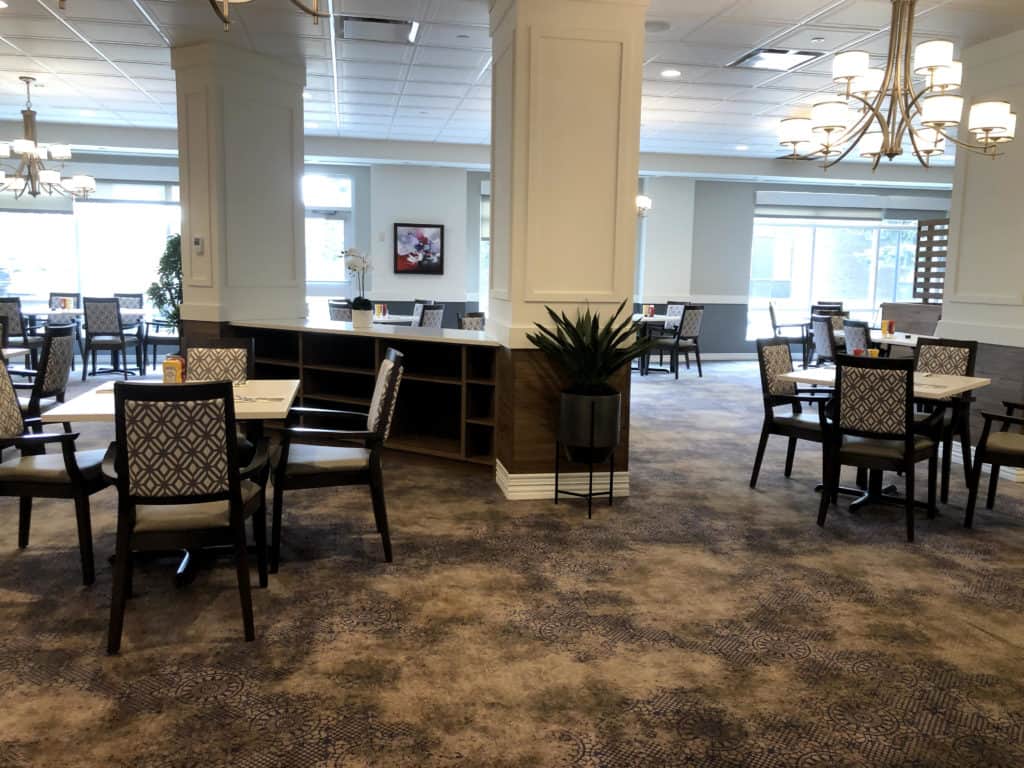 Aster Gardens dining room