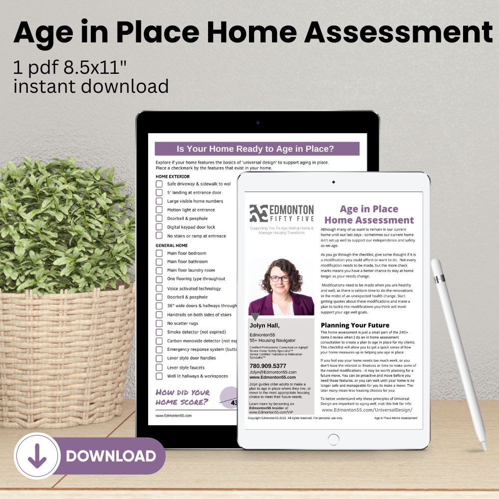 Edmonton55 Age in Place Home Assessment